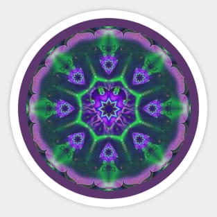 Mandala Magic - I Heart U Sticker